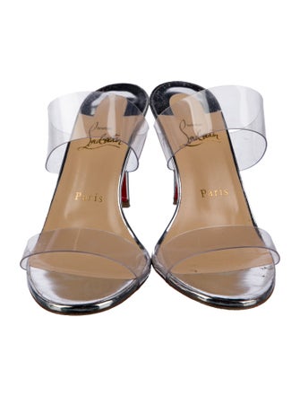 Christian Louboutin PVC Slingback Sandals