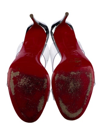Christian Louboutin PVC Slingback Sandals