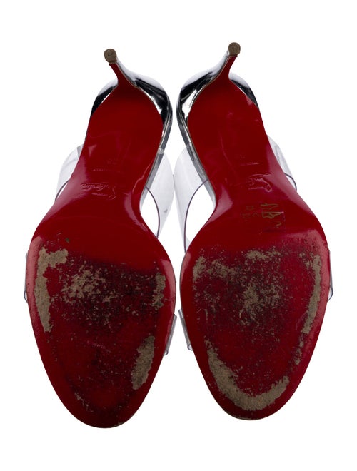 Christian Louboutin PVC Slingback Sandals
