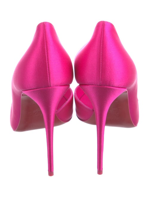 Christian Louboutin Satin D'Orsay Pumps