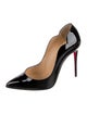 Christian Louboutin Patent Leather Scalloped Accent Pumps