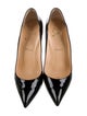Christian Louboutin Patent Leather Scalloped Accent Pumps