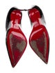 Christian Louboutin Patent Leather Scalloped Accent Pumps