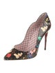 Christian Louboutin Patent Leather Printed Pumps