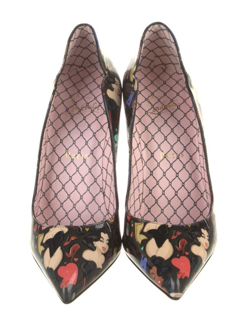 Christian Louboutin Patent Leather Printed Pumps