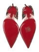 Christian Louboutin Patent Leather Printed Pumps