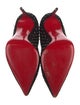Christian Louboutin Suede Studded Accents Pumps