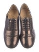 Christian Louboutin Leather Animal Print Oxfords