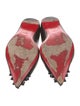Christian Louboutin Spike Accents Leather Ballet Flats