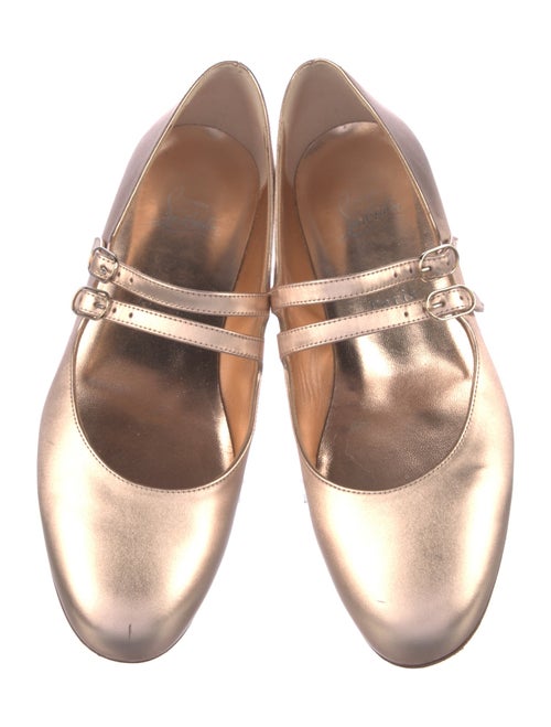 Christian Louboutin Leather Mary Jane Flats