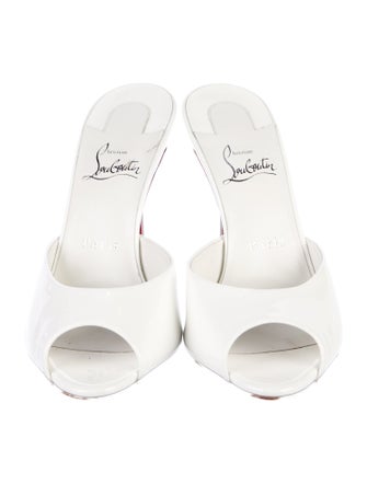 Christian Louboutin Patent Leather Mules