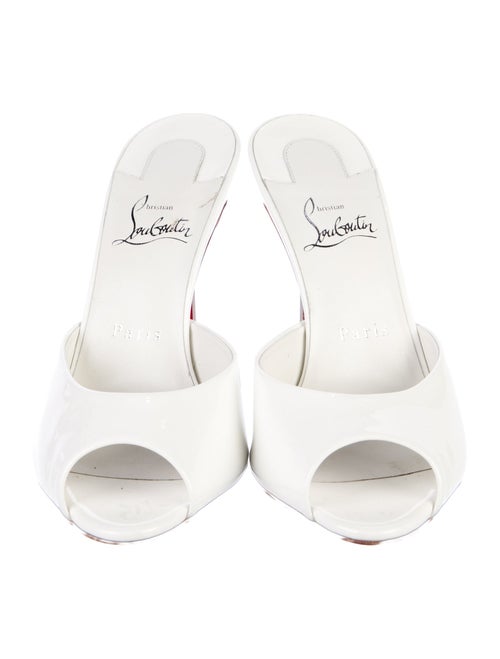 Christian Louboutin Patent Leather Mules
