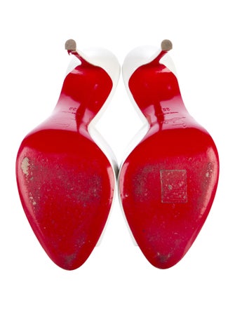 Christian Louboutin Patent Leather Mules