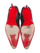 Christian Louboutin Leather Pleated Accents Boots