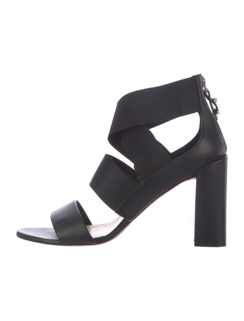 Christian Louboutin Spike Accents Leather Sandals