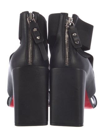 Christian Louboutin Spike Accents Leather Sandals