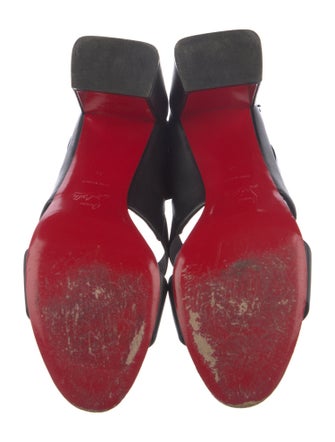 Christian Louboutin Spike Accents Leather Sandals