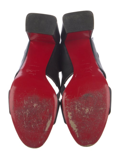 Christian Louboutin Spike Accents Leather Sandals