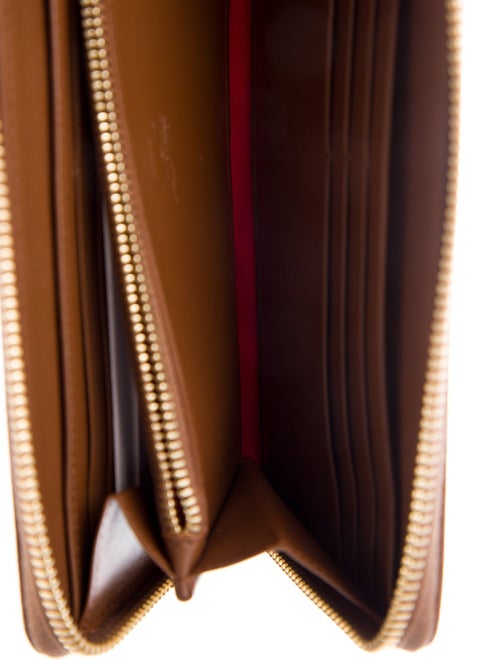 Christian Louboutin Embossed Leather Printed Wallet