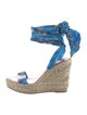 Christian Louboutin Jute Printed Espadrilles