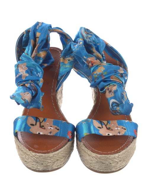 Christian Louboutin Jute Printed Espadrilles