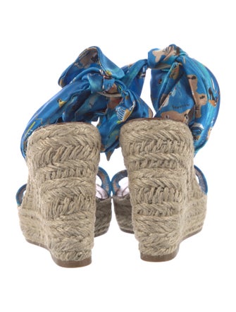 Christian Louboutin Jute Printed Espadrilles