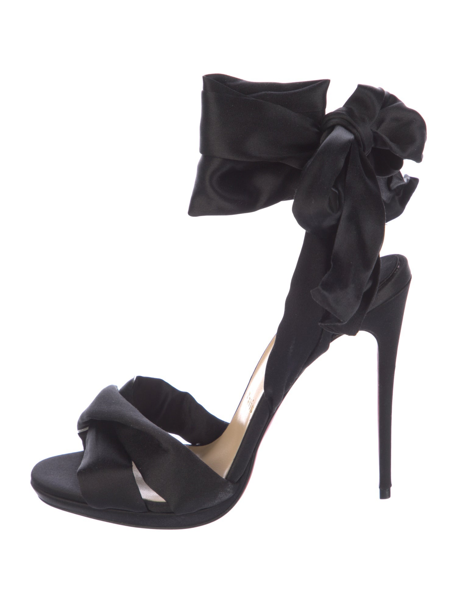 Christian Louboutin Satin Sandals