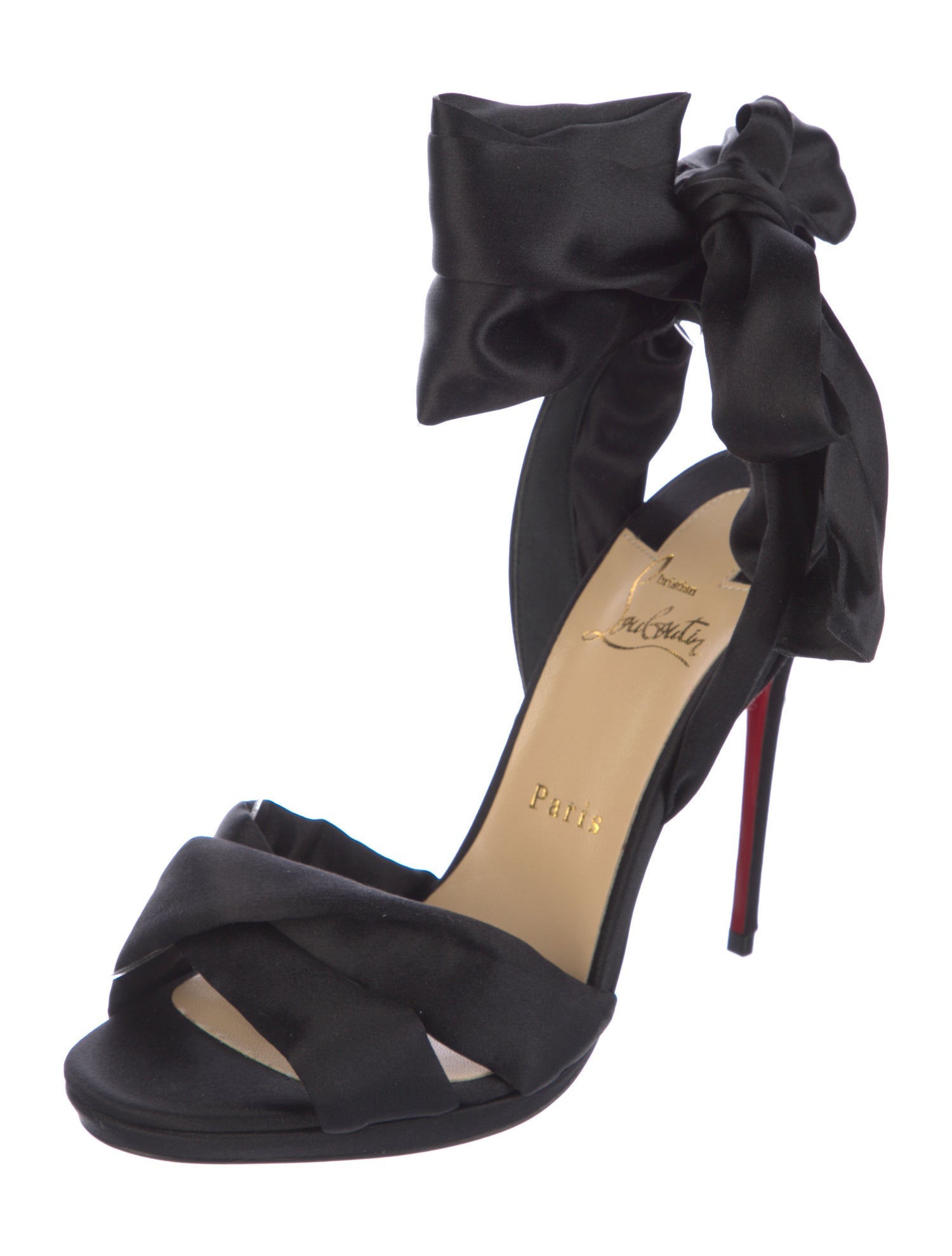 Christian Louboutin Satin Sandals
