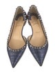 Christian Louboutin Spike Accents Glitter Accents D'Orsay Flats