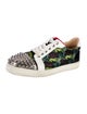 Christian Louboutin Spike Accents Printed Sneakers