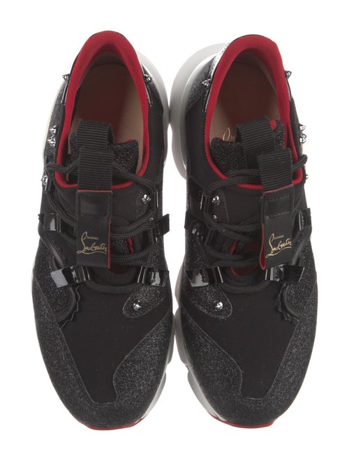 Christian Louboutin Spike Accents Neoprene Sneakers