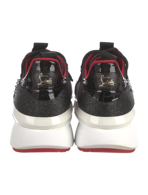 Christian Louboutin Spike Accents Neoprene Sneakers