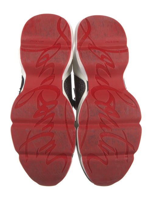 Christian Louboutin Spike Accents Neoprene Sneakers