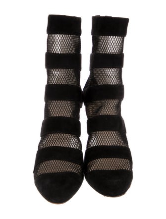 Christian Louboutin Vizu Suede Sock Boots