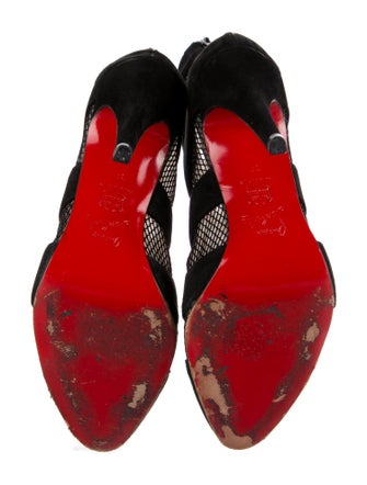 Christian Louboutin Vizu Suede Sock Boots