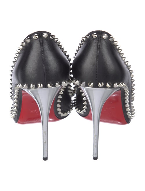 Christian Louboutin Spike Accents Leather Pumps
