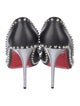 Christian Louboutin Spike Accents Leather Pumps