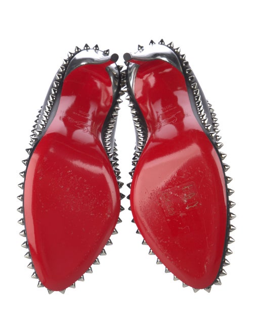 Christian Louboutin Spike Accents Leather Pumps