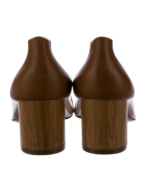 Christian Louboutin PVC Leather Trim Embellishment Pumps