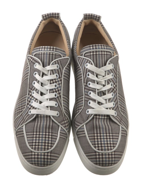 Christian Louboutin Plaid Print Sneakers