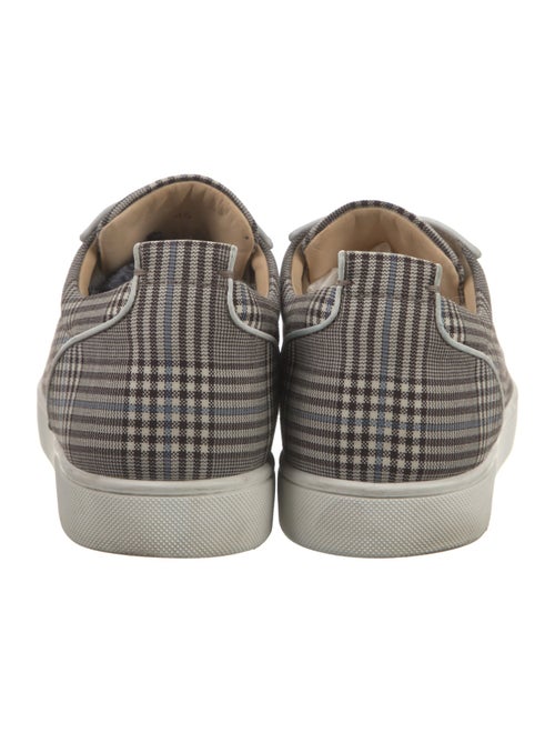 Christian Louboutin Plaid Print Sneakers