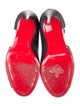 Christian Louboutin Leather Animal Print D'Orsay Pumps