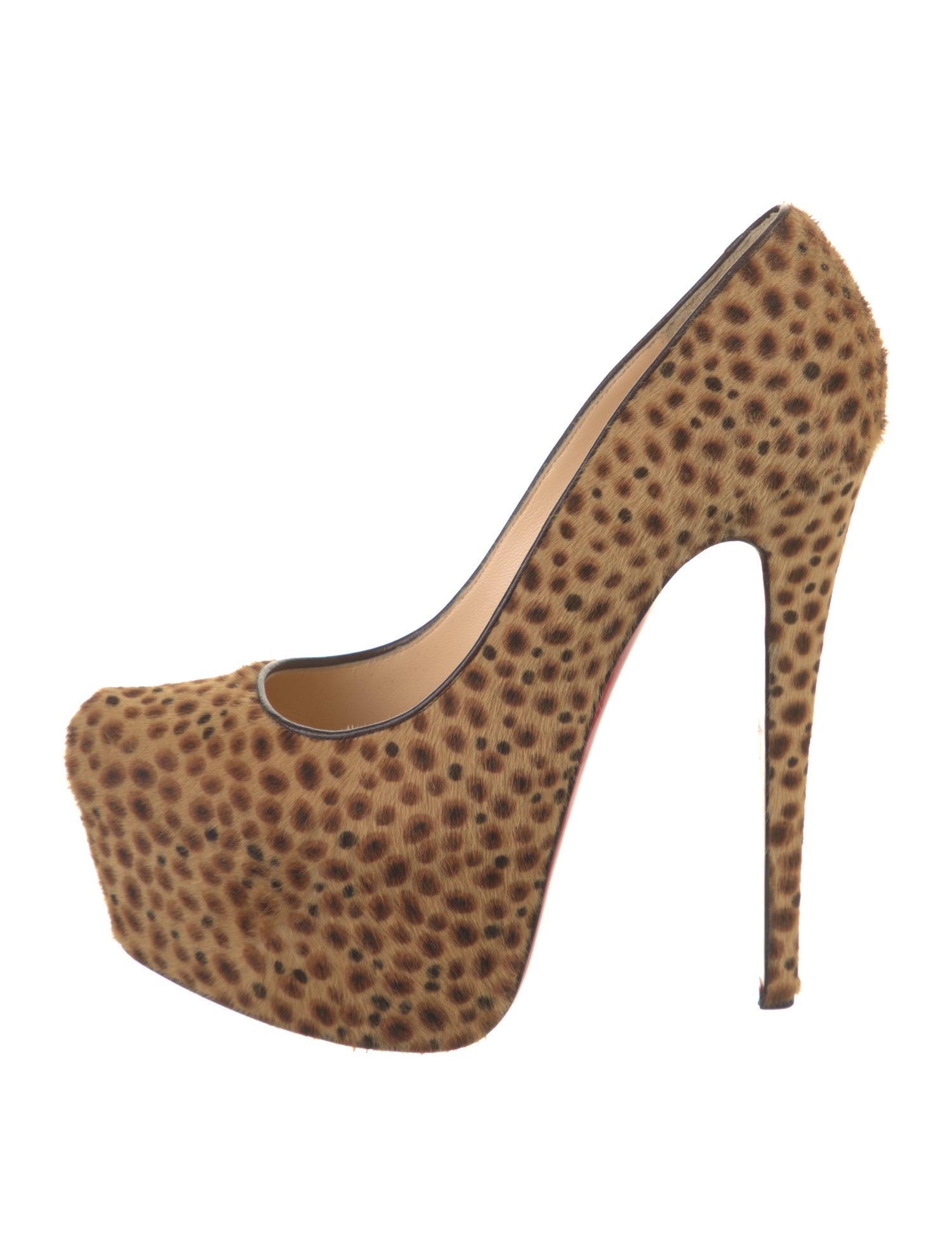 Christian Louboutin Ponyhair Animal Print Pumps