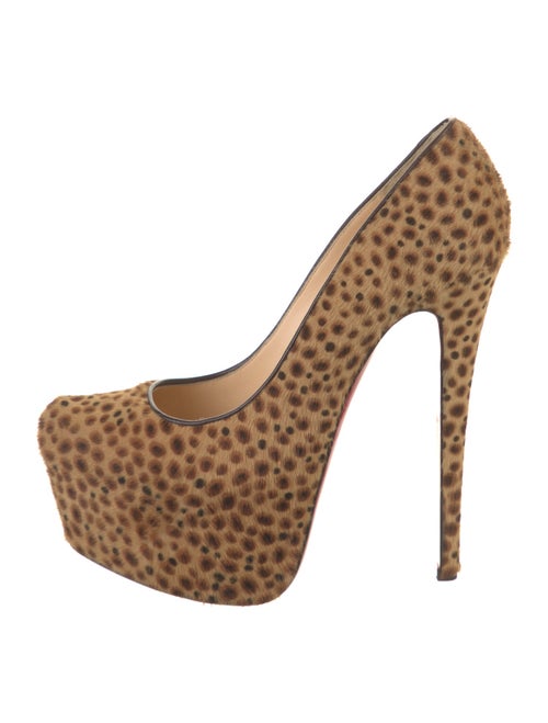 Christian Louboutin Ponyhair Animal Print Pumps