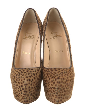 Christian Louboutin Ponyhair Animal Print Pumps