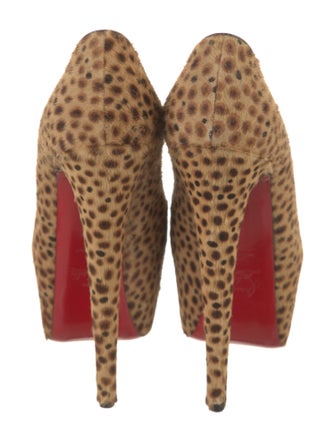 Christian Louboutin Ponyhair Animal Print Pumps