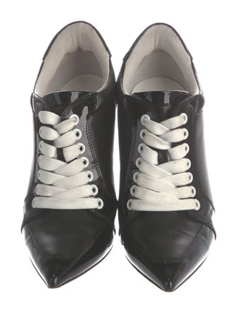 Christian Louboutin Pom Pom Booty Leather Pumps