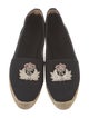 Christian Louboutin Canvas Embroidered Accent Espadrilles