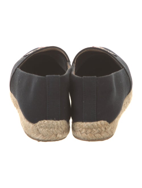 Christian Louboutin Canvas Embroidered Accent Espadrilles