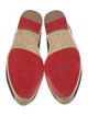 Christian Louboutin Canvas Embroidered Accent Espadrilles